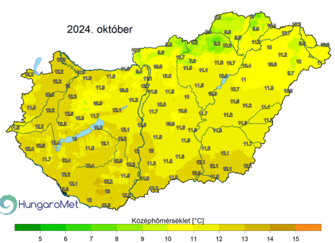 Forrás: HungaroMet