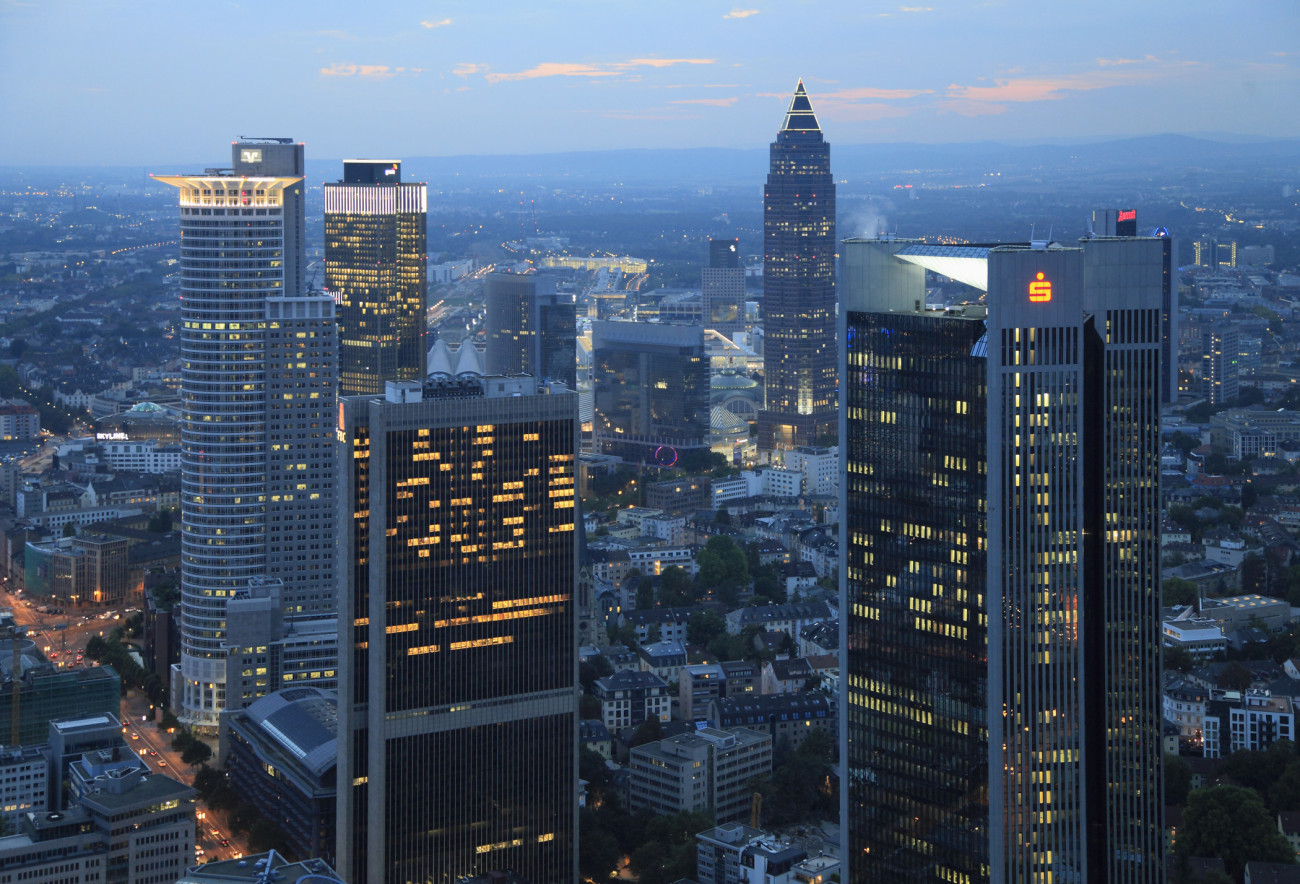 Frankfurt, üzleti negyed. Getty/Tibor Bognar