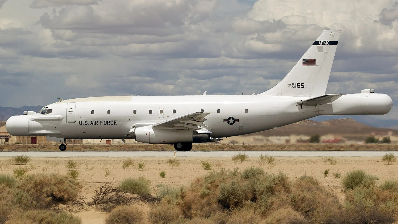 RAT55 az amerikai légierő lokátoros repülő próbapadja.