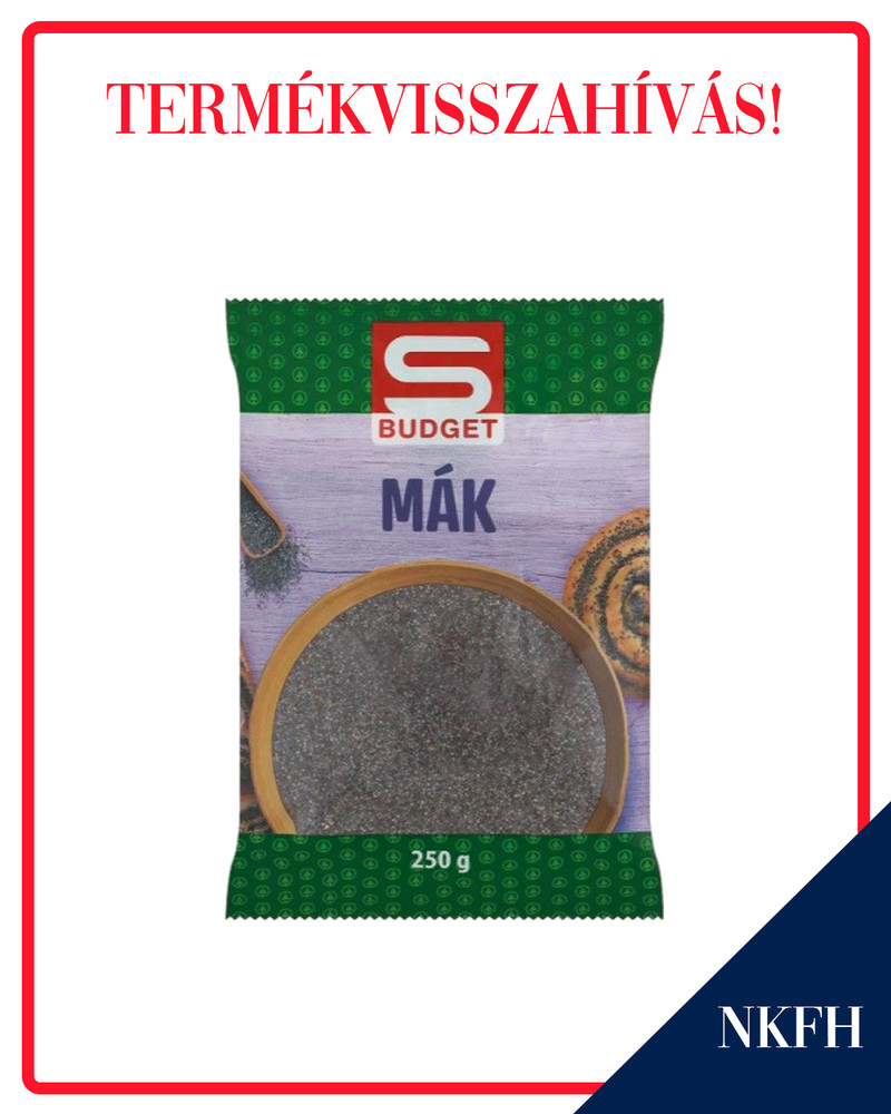 növényvédőszer miatt mákot hívtak vissza a forgalomból