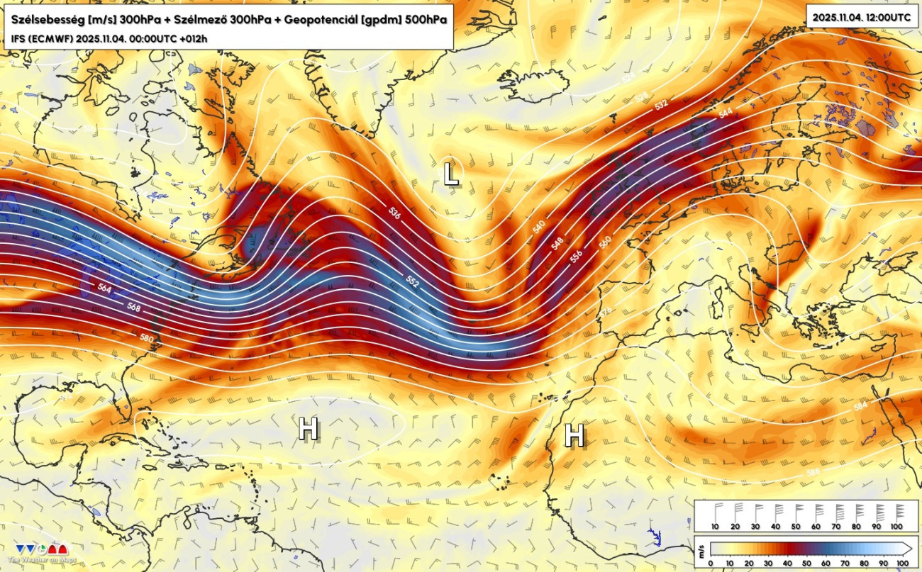 Forrás: Weather on Maps