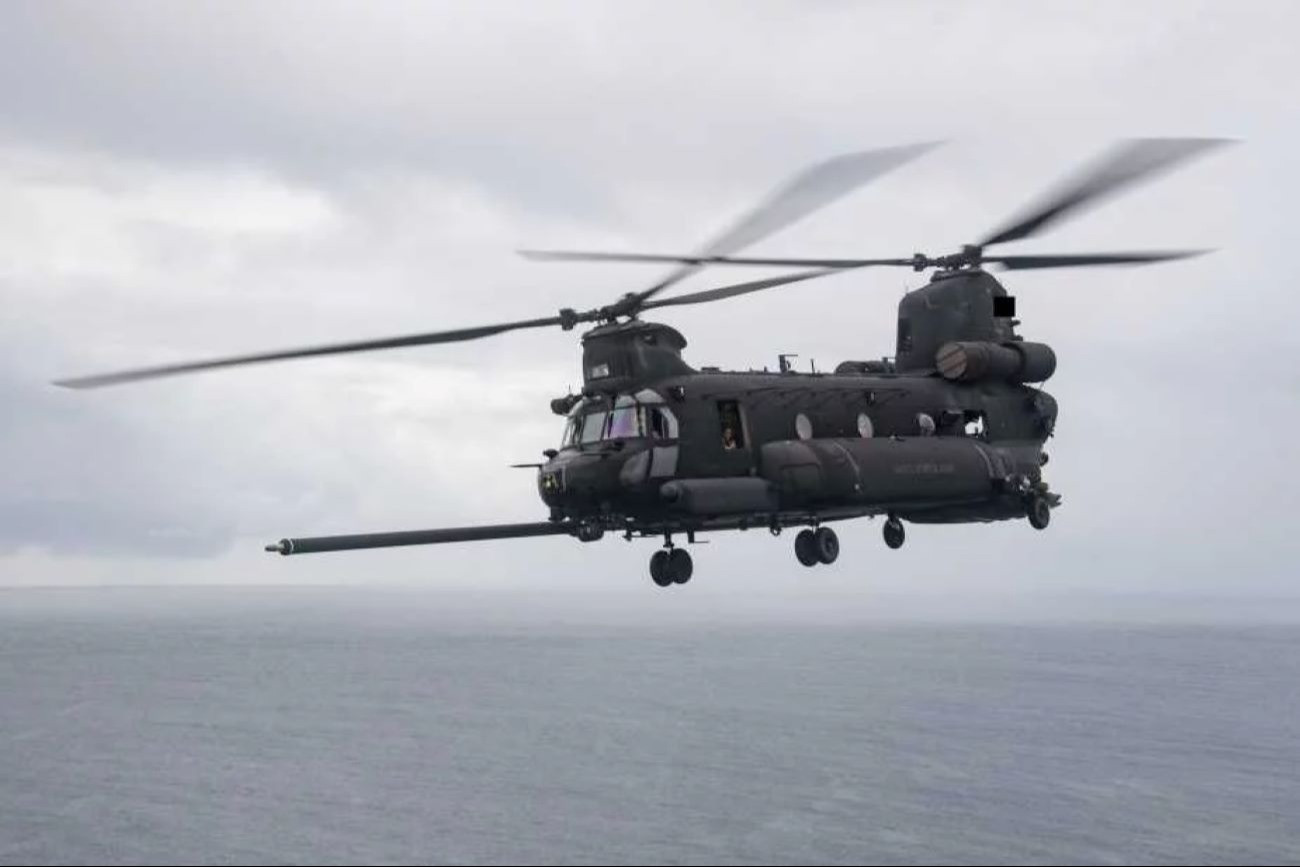 A Delta Force talán legfontosabb típusa az MH-47G Chinook. Kép: U.S. Department of War