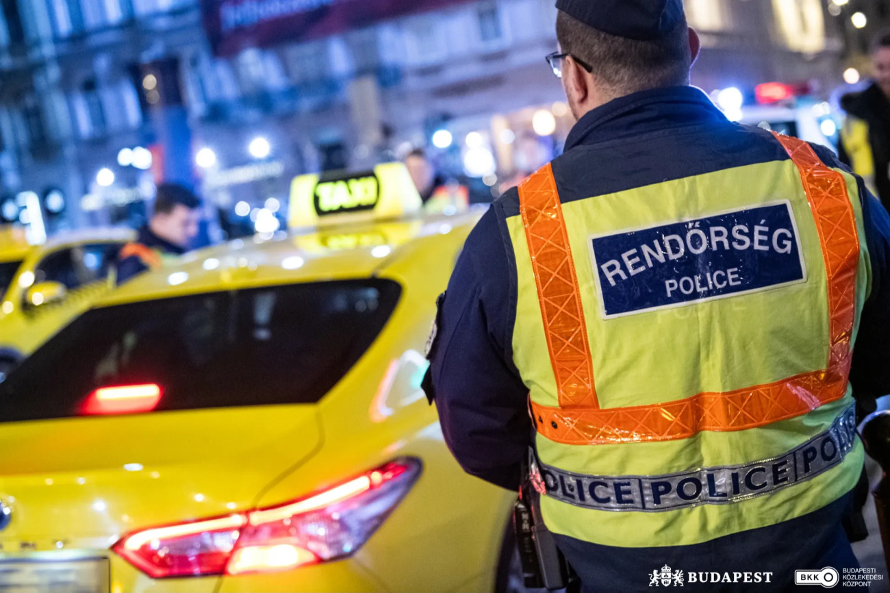 A taxisok sem kerülték el a rendőrök figyelmét.