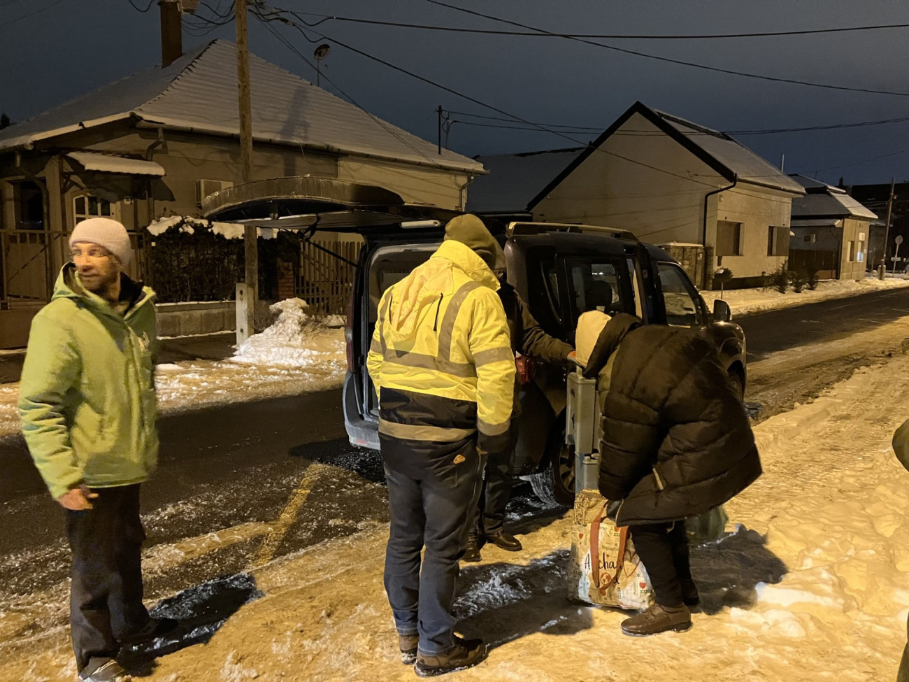 A Magyar Református szeretetszolgálat teajárata.