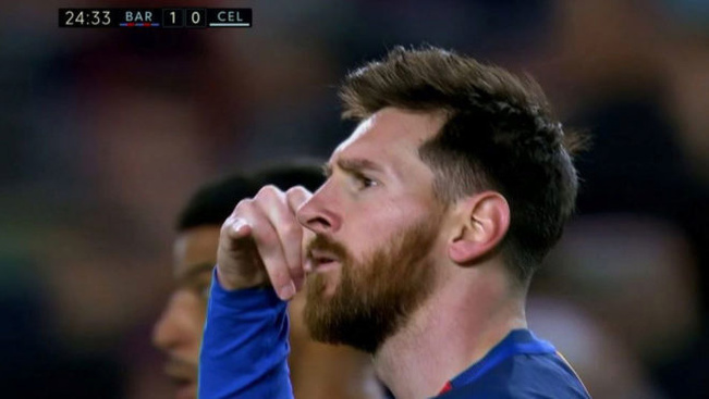 Milliók nézték, vajon kinek telefonál Messi - videó