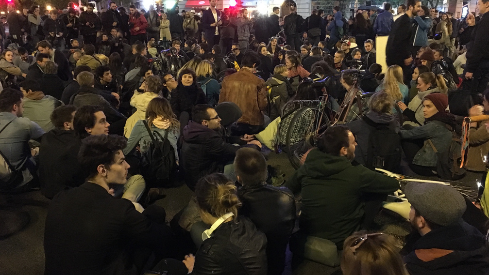 Így ért véget a budapesti tüntetés