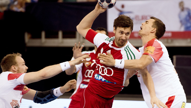Döntetlen az olimpiai bajnok dánokkal a férfi kézilabda Eb-selejtező mérkőzésen