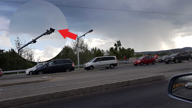 Az autósok is láthatják két új kamera képét