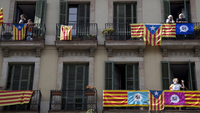 Durvul a helyzet a katalán népszavazás előtt