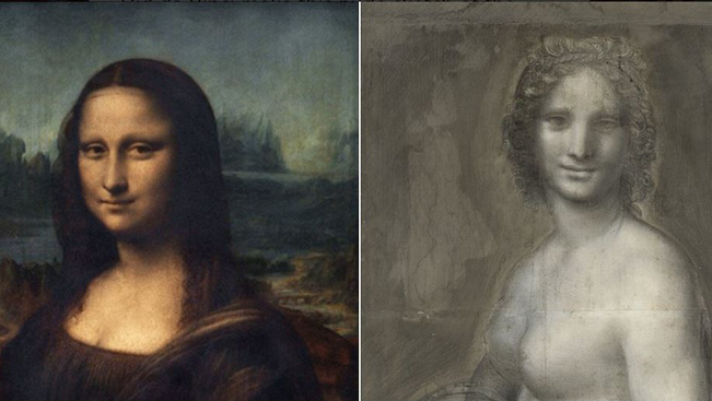 Meztelen Mona Lisát találtak