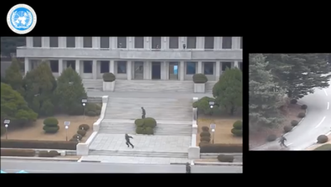 Drámai videó: kis híján meghalt egy észak-koreai katona, miközben délre szökött