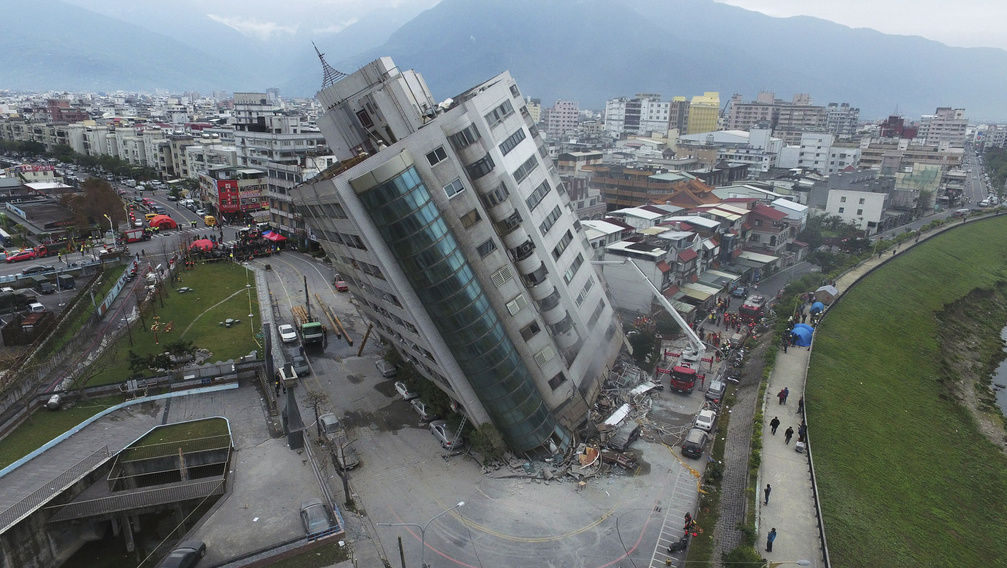 Megrázó képek a tajvani földrengésről