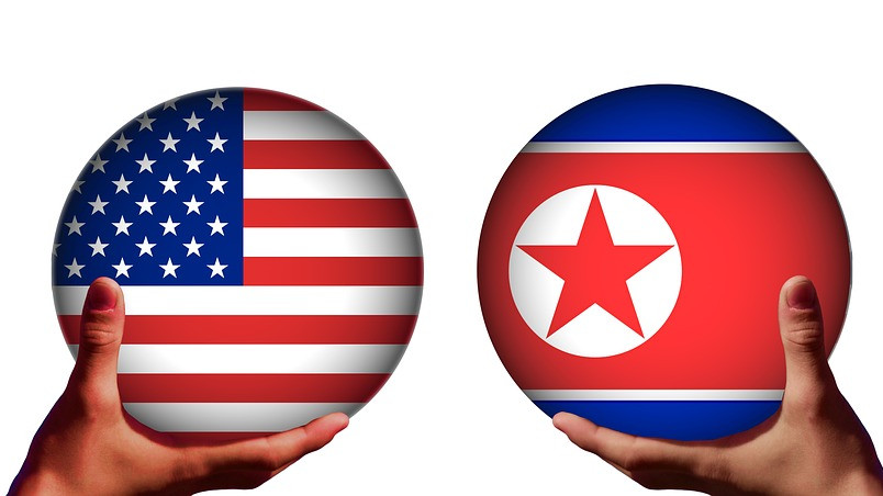 Conflict Usa Flag Kim Jong-un North Korea Trump
