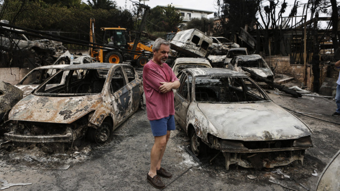 Gyújtogatás okozhatta a görög tűzvészt