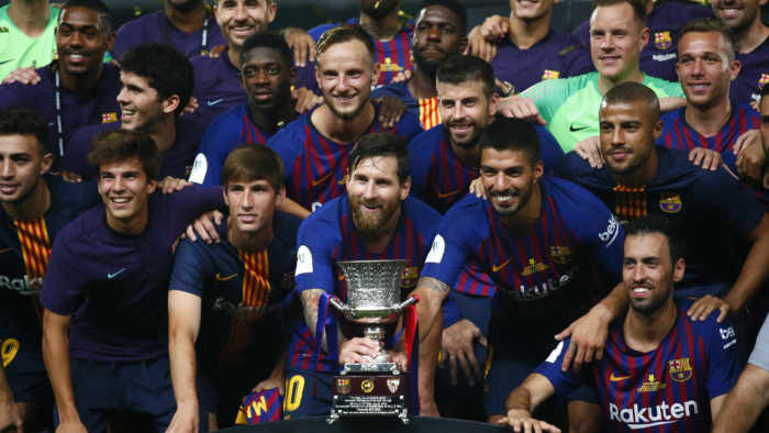 Messi már pályafutása 33. trófeáját ünnepli a katalánokkal