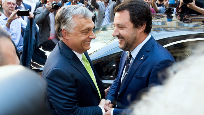Matteo Salvini védelmébe vette Orbán Viktort
