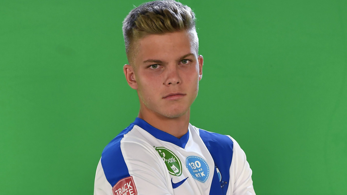 Schäfer András, a labdarúgó NB I-ben, az OTP Bank Ligában szereplő MTK Budapest játékosa Budapesten 2018. szeptember 20-án.