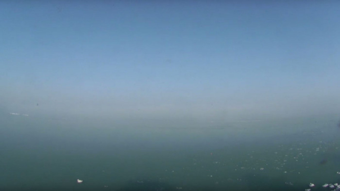 Rendkívüli időjárási jelenség a Balatonon - videó