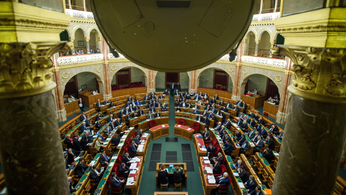 Az Országgyűlés plenáris ülése 2018. november 26-án.