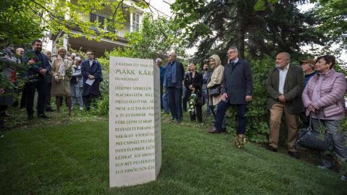 Makk Károly-emlékművet avattak Budapesten