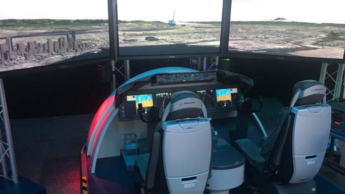 Boeing-szimulátor érkezett Budapestre