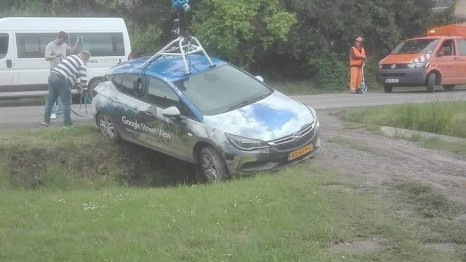Balesetet szenvedett a Google Mapshez fotózgató kocsi