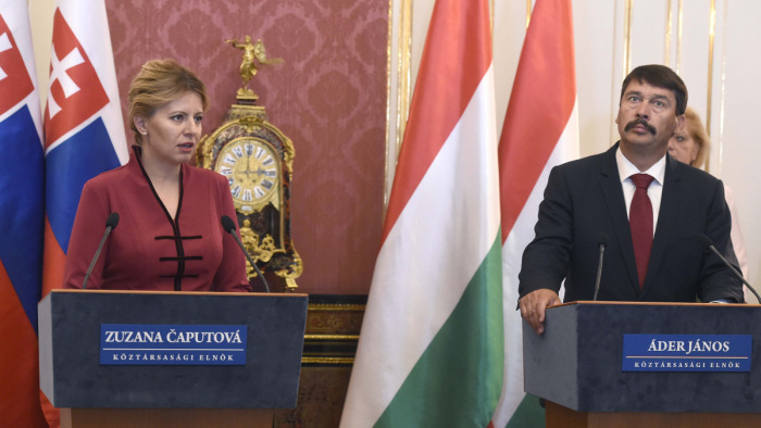 Merész antré az új szlovák államfőtől Budapesten