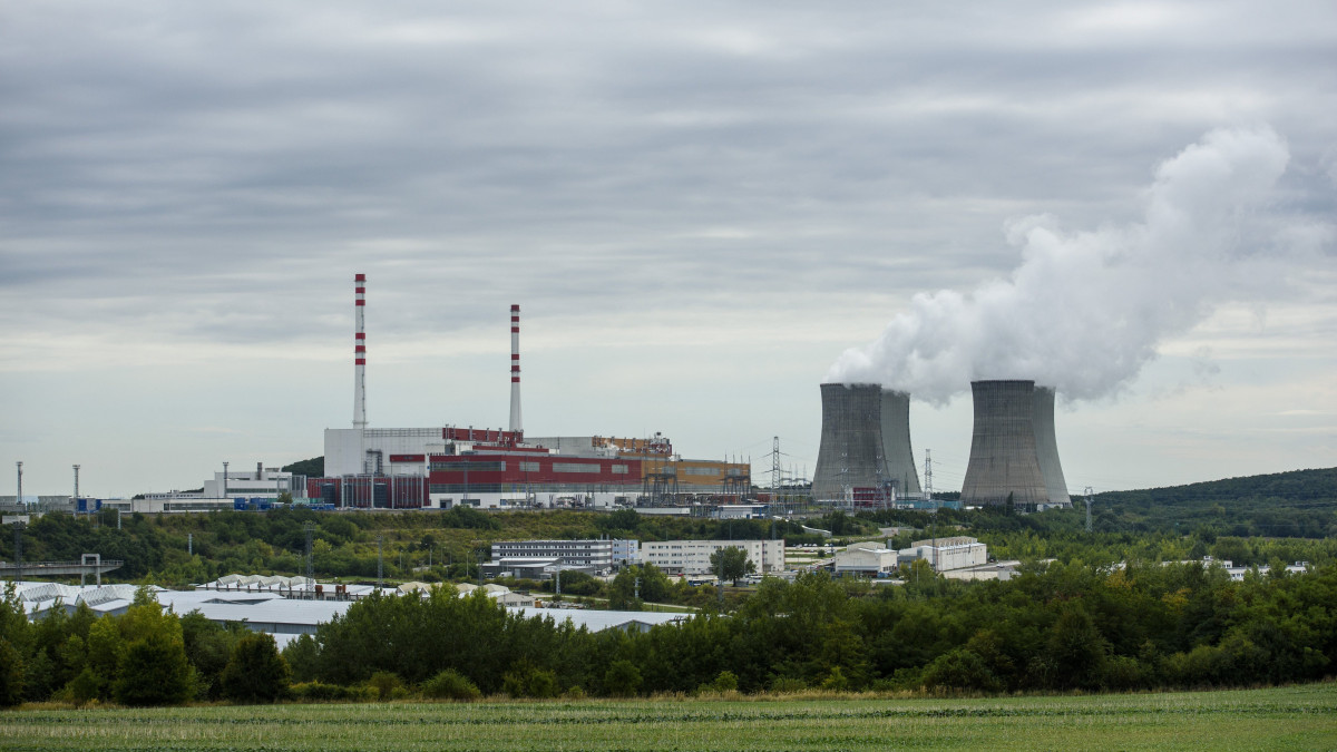 A mohi atomerőmű Szlovákiában 2017. szeptember 16-án.