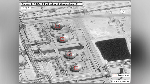 Műholdképek mutatják a dróntámadás pusztítását