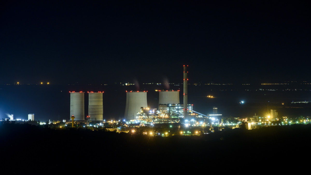 A Mátrai Erőmű Visonta közelében 2019. június 30-án.