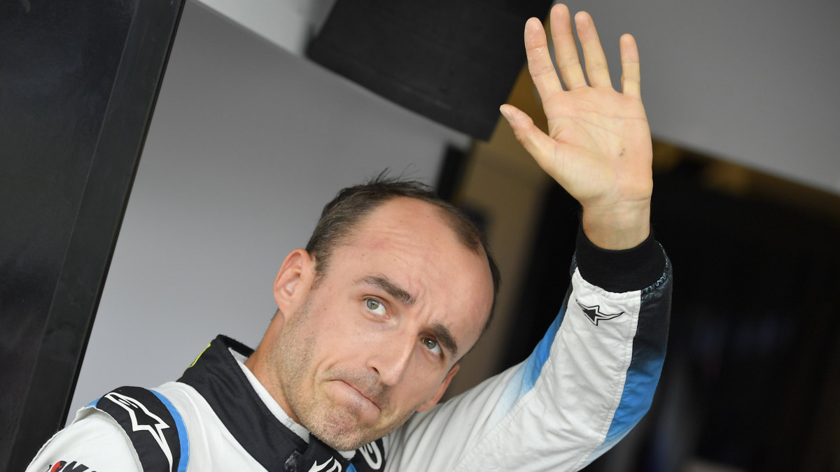Robert Kubica, a Williams lengyel versenyzője a Forma-1-es Magyar Nagydíj első szabadedzésén a mogyoródi Hungaroringen 2019. augusztus 2-án.