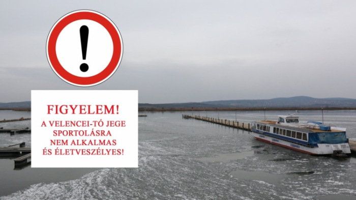 Rendőrségi figyelmeztetés a Velencei-tónál