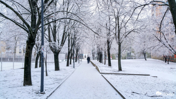 Ipari hó esett Pécsen, de még nem ipari mennyiségű