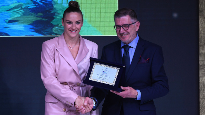 Hosszú Katinka egy fotóval is megköszönte Az év európai női sportolója díjat