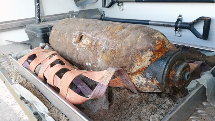 Hatástalanították a Ferencvárosban talált világháborús bombát