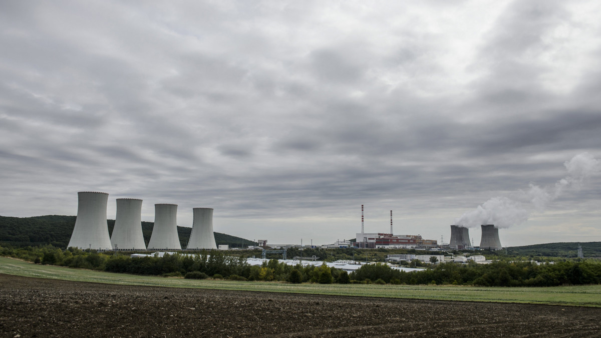 A mohi atomerőmű Szlovákiában 2017. szeptember 16-án.