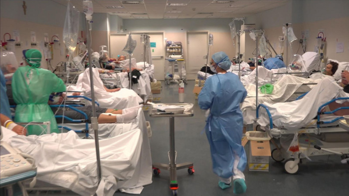 Itt az első videó a bergamói kórházból – csak erős idegzetűeknek