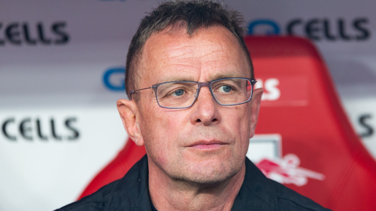 Ralf Rangnick (RB Leipzig, Trainer, head coach); PortrĂ¤t, Einzelbild