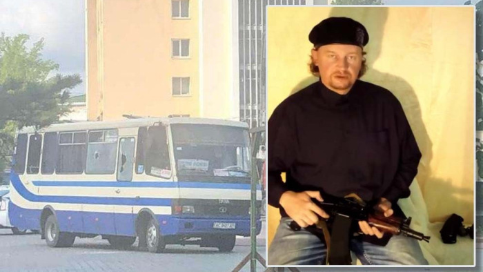 Túszul ejtette egy busz utasait egy fegyveres az ukrajnai Lutszkban
