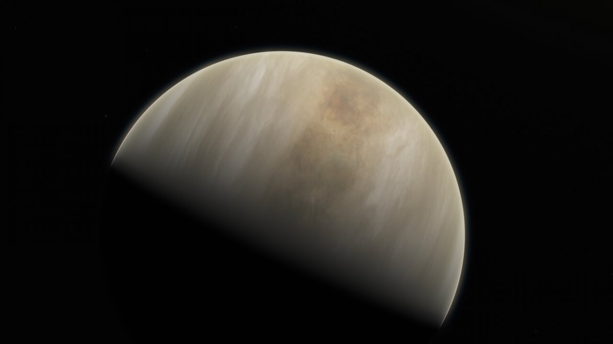Az Európai Déli Obszervatórium által 2020. szeptember 14-én közreadott, ALMA (the Atacama Large Millimeter/submillimeter Array) űrtávcső segítségével készült kép a Vénusz bolygóról. A Nature Astronomy szaklap szeptember 14-ei számában megjelent tanulmány vezető tudósai bejelentették, hogy a Vénusz bolygó erősen savas felhőiben foszfingáz nyomaira bukkantak, ami arra utal, hogy mikrobák élhetnek a Föld lakhatatlan szomszédján. A foszfingáz molekuláit az ALMA és a James Clerk Maxwell  űrtávcsövek (JMTC) segítségével fedezték fel.
