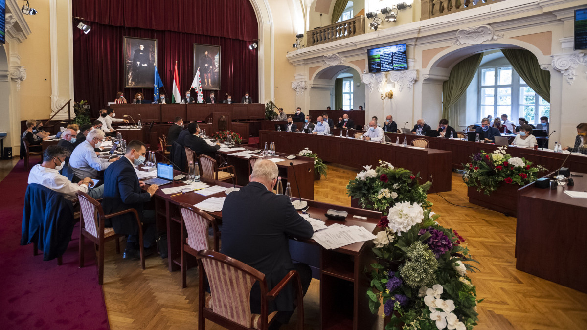 A Fővárosi Közgyűlés ülése a Városházán 2020. szeptember 30-án.