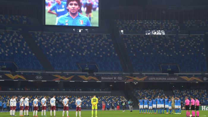 Továbbjutott az AS Roma, a Napoli győzelemmel emlékezett Maradonára