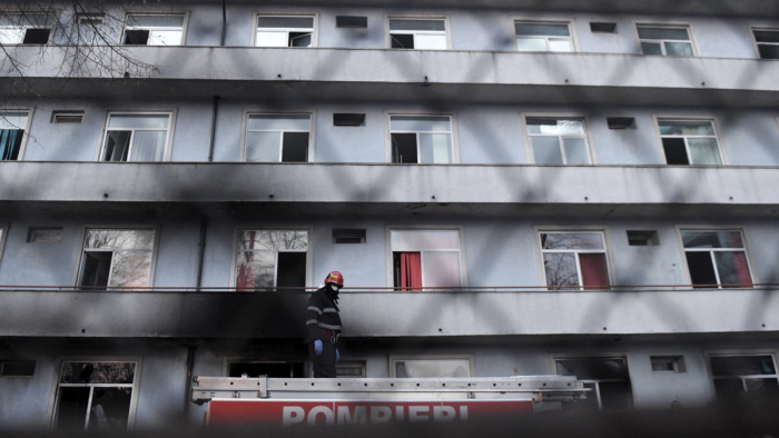 Hősugárzó okozhatta a bukaresti kórháztüzet