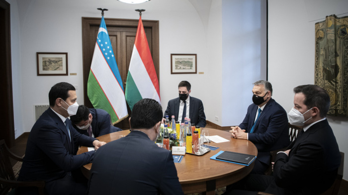 Az üzbég miniszterelnök-helyettessel tárgyalt Orbán Viktor