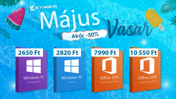 Windows 10 már 2650 forintért! (x)