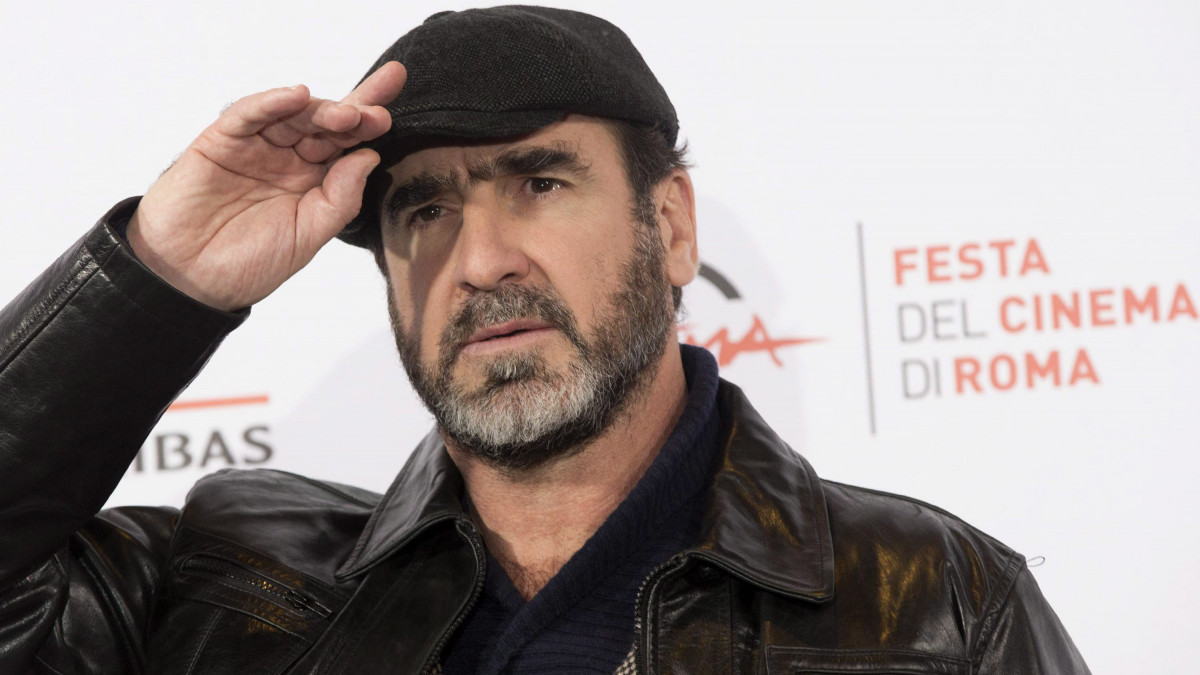 Róma, 2015. október 19.Eric Cantona francia színész, volt labdarúgó a Les Rois Du Monde című filmje vetítésén a 10. Római Nemzetközi Filmfesztiválon 2015. október 19-én. (MTI/EPA/Claudio Peri)