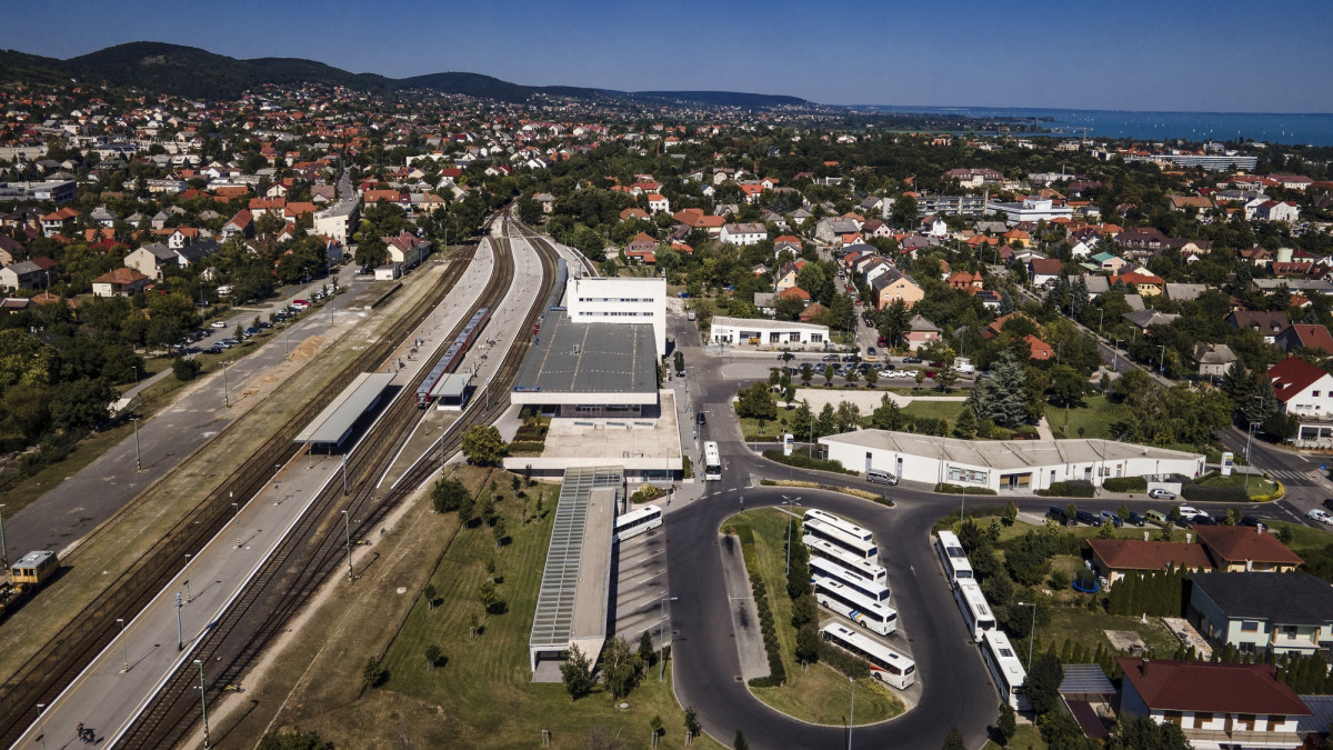 A balatonfürdei vasútállomás