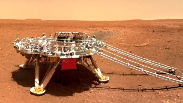 Felvételeket küldött Kína a Marsról - videó
