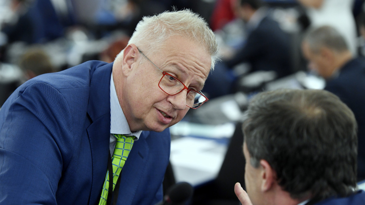 Trócsányi László, a Fidesz-KDNP képviselője az Európai Parlament plenáris ülésén Strasbourgban 2019. július 16-án.