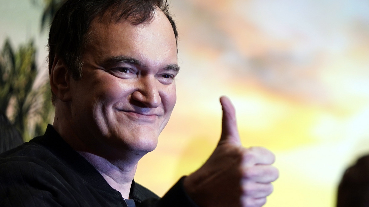 Quentin Tarantino amerikai rendező a Volt egyszer egy Hollywood (Once Upon a Time ... in Hollywood) című filmje bemutatója alkalmából tartott sajtóértekezleten Tokióban 2019. augusztus 26-án.